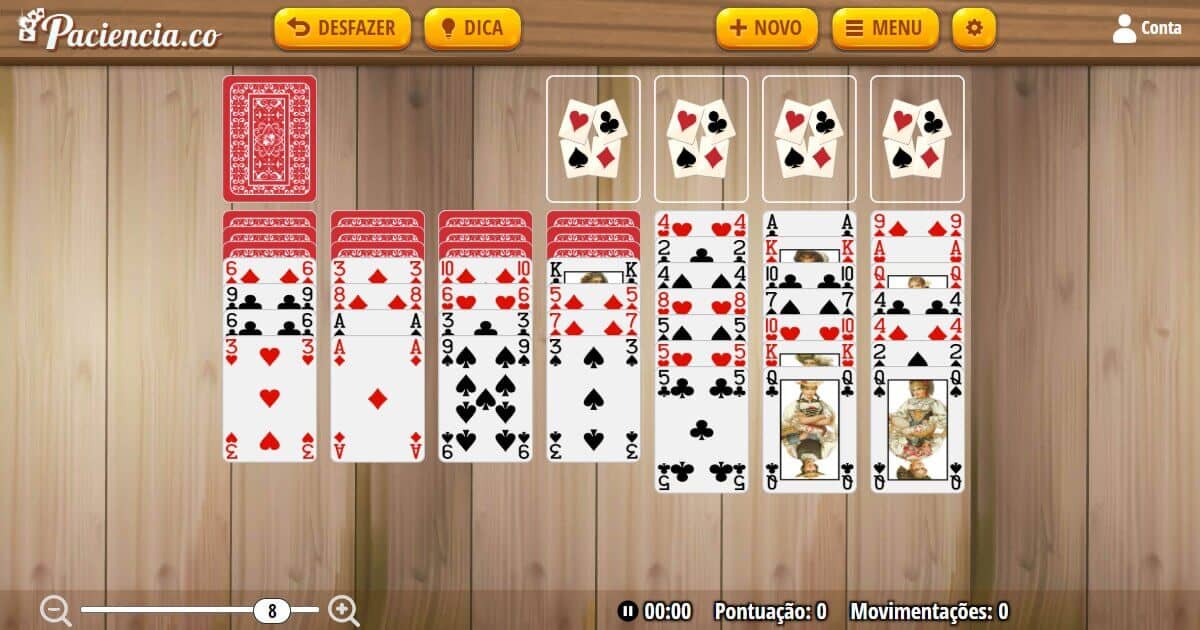 Paciência Scorpion  Jogar Grátis Online no Solitaire 365